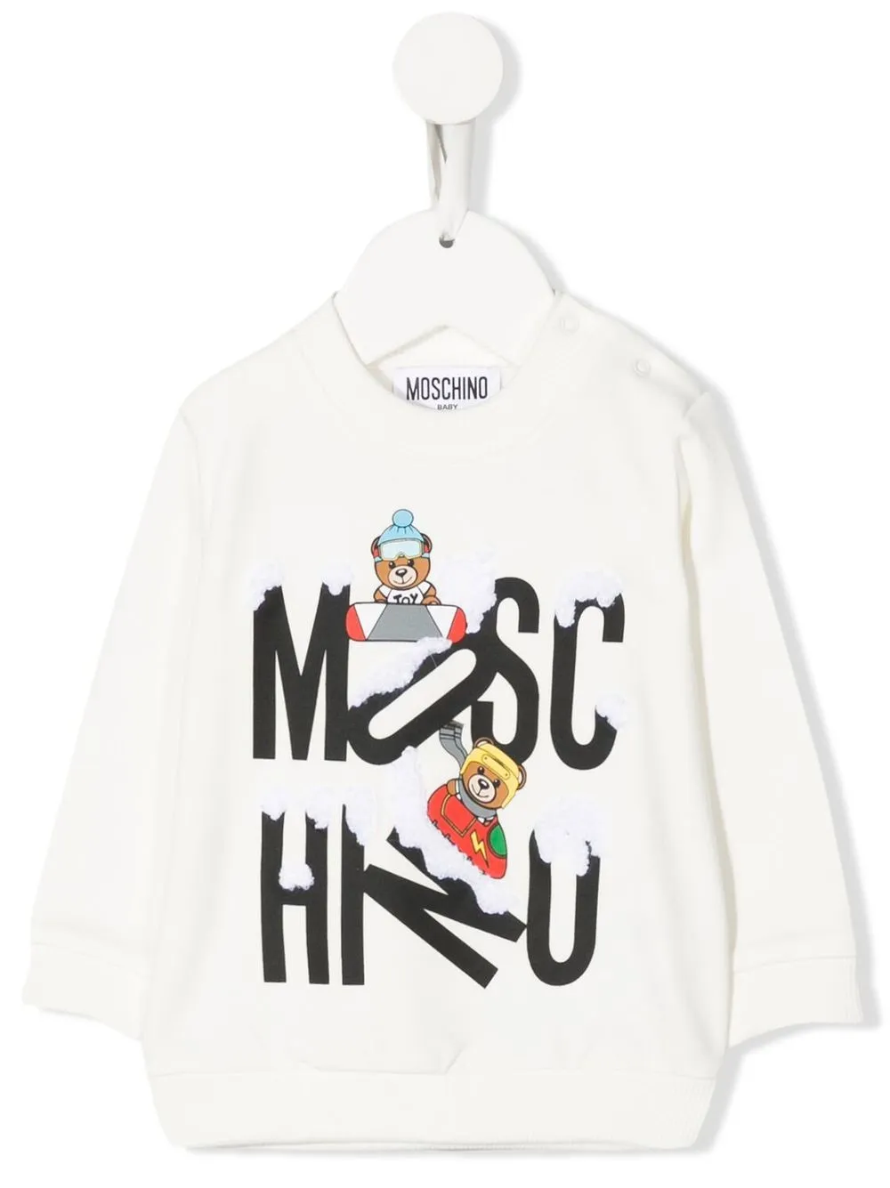 

Moschino Kids logo-print sweatshirt - White