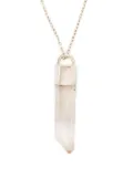 Parts of Four talisman quartz pendant necklace - Silver