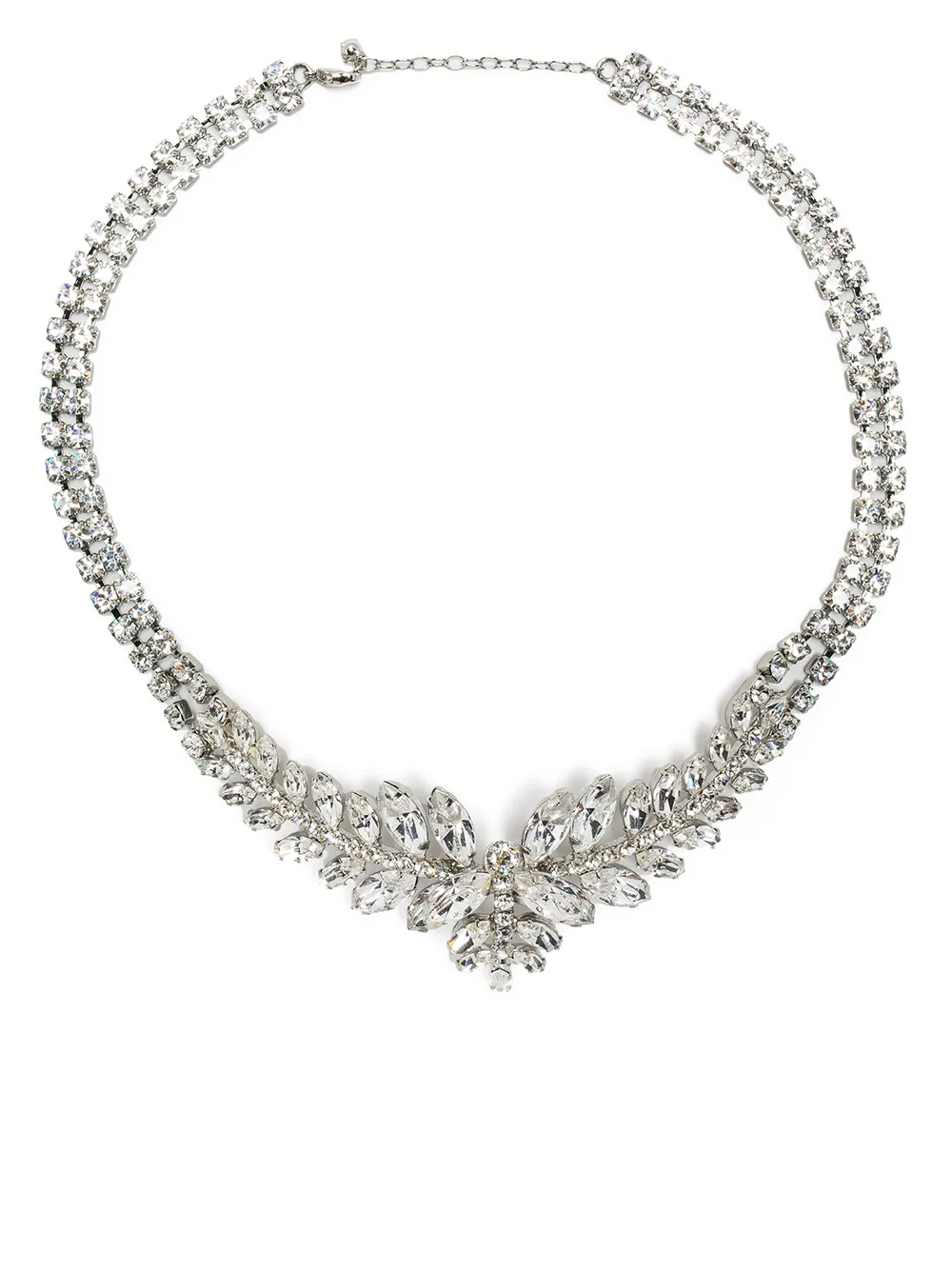 

Jennifer Behr collar Genevieve con detalles de cristal - Plateado