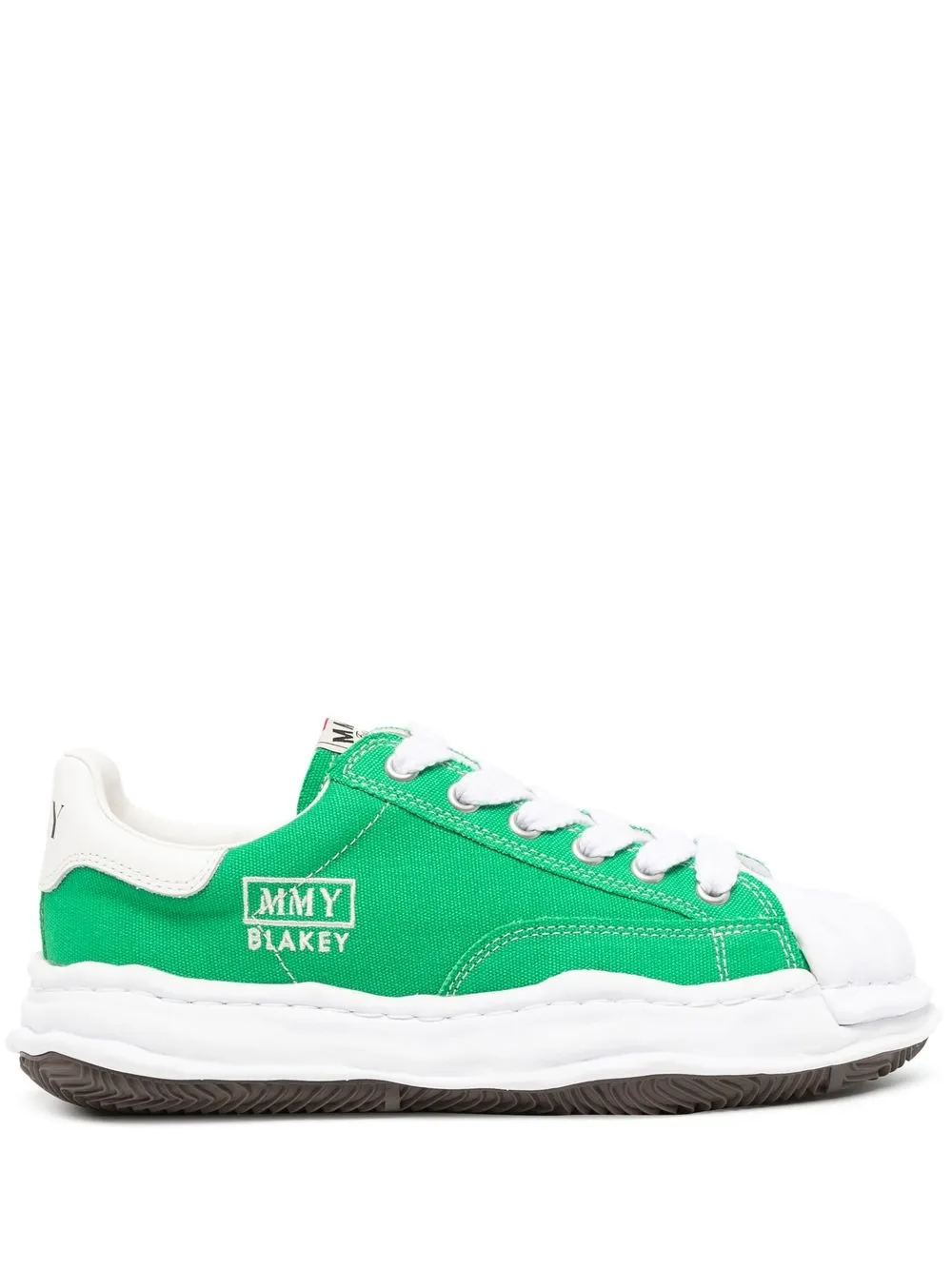 Maison MIHARA YASUHIRO chunky rubber-sole sneakers | Green | Image 1