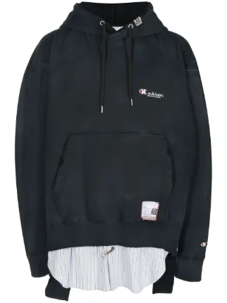 Champion shop distressed hoodie