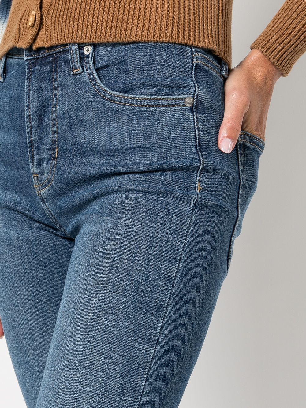 Veronica Beard Beverly skinny-flare Jeans - Farfetch