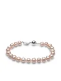 Yoko London 18kt white gold Classic 7mm pink freshwater pearl bracelet - Silver