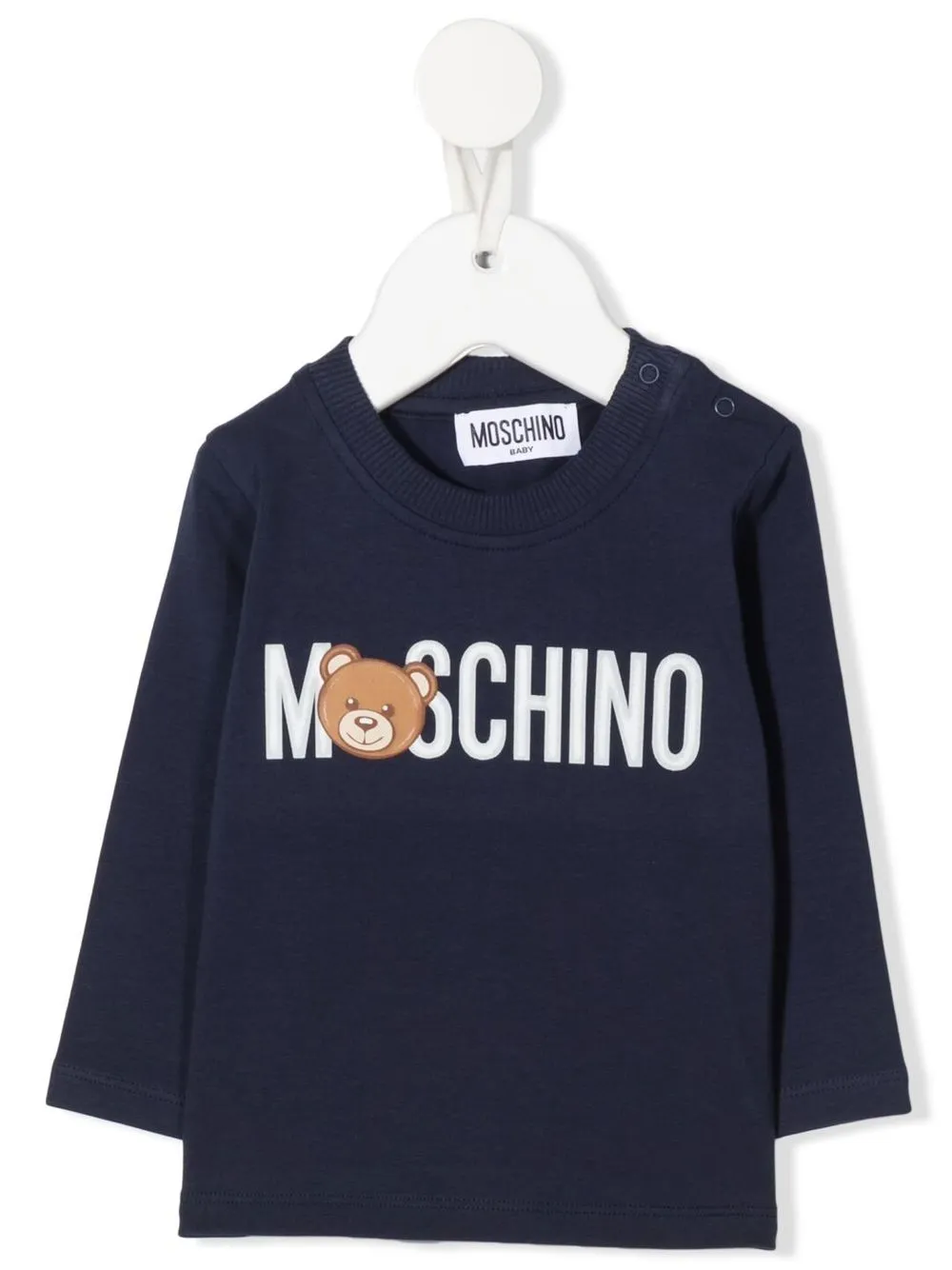 

Moschino Kids sudadera con motivo Teddy Bear - Azul