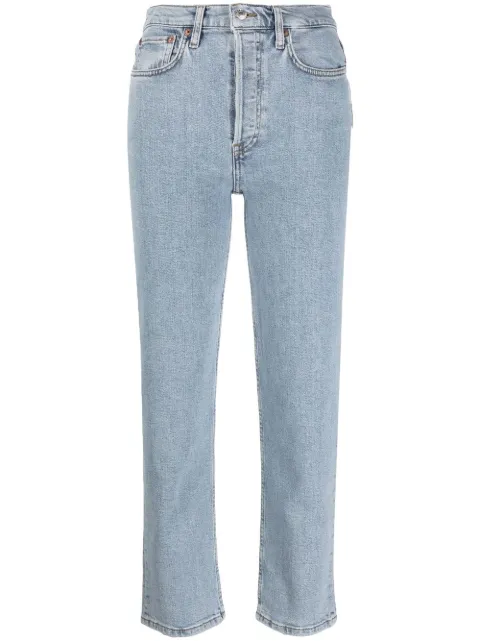 RE/DONE Halbhohe 70s Stove Pipe Jeans