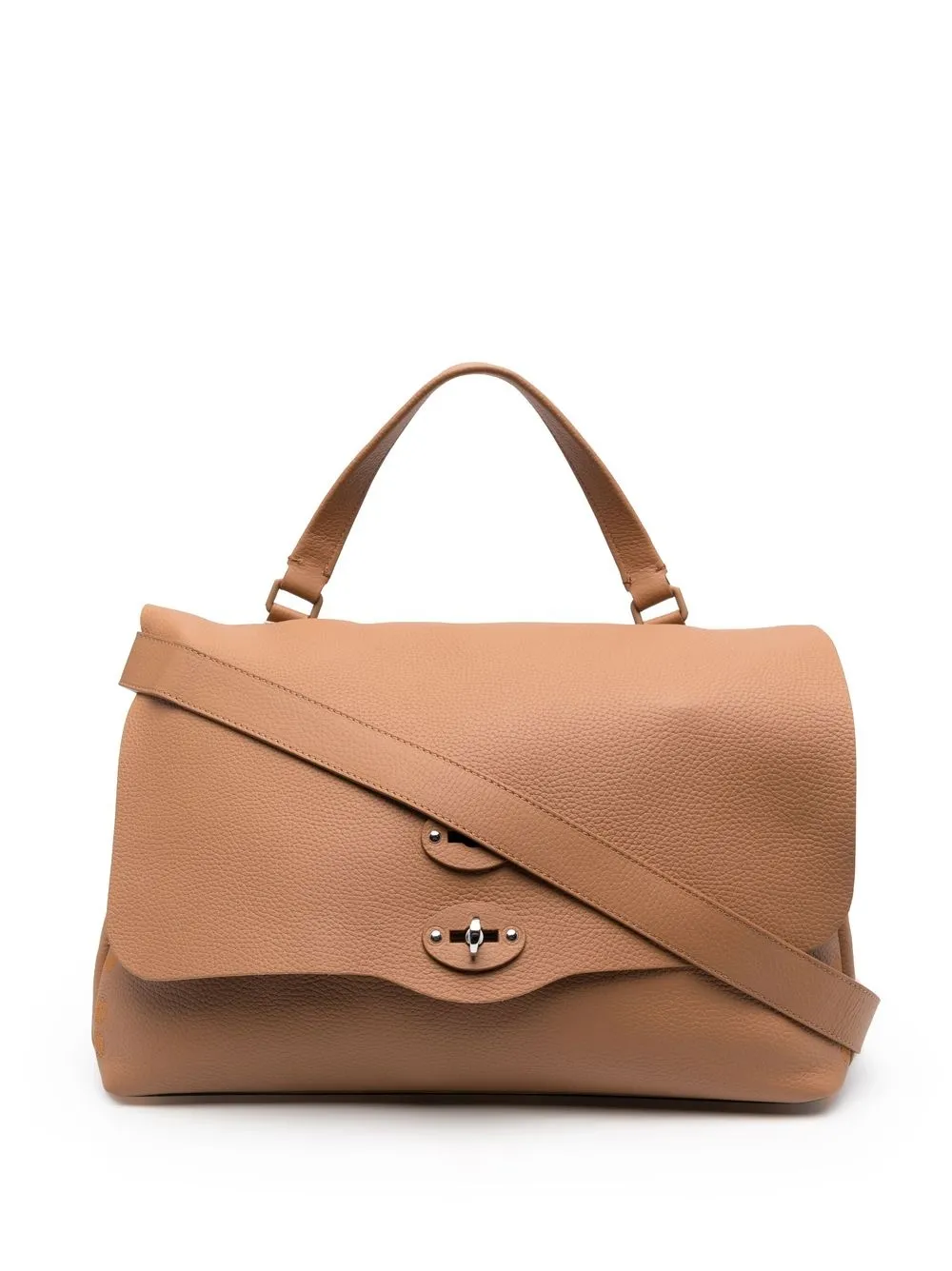 

Zanellato large Postina grained-leather tote bag - Brown