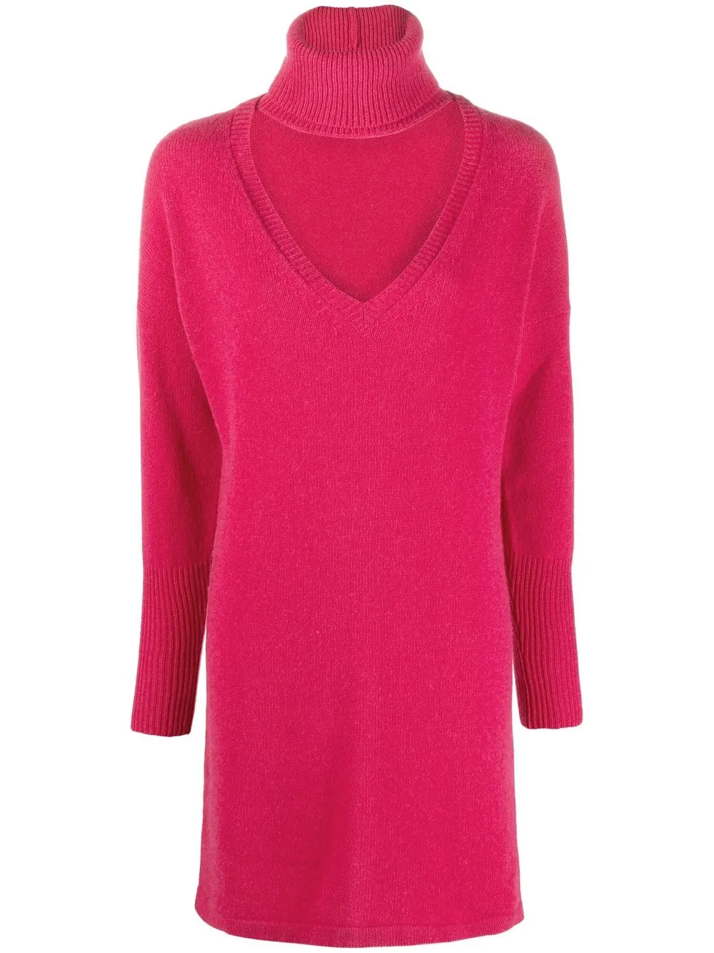 

Federica Tosi Abito roll-neck dress - Pink