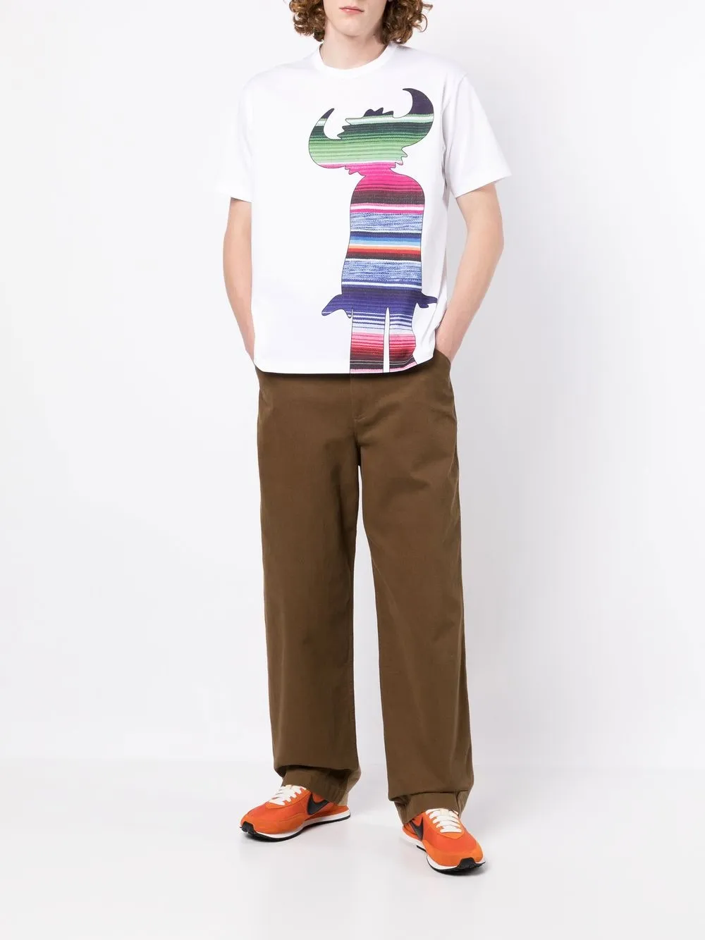 Junya Watanabe MAN T-Shirt mit grafischem Print | T-Shirts | Image 2