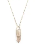 Parts of Four Talisman quartz pendant necklace - Silver