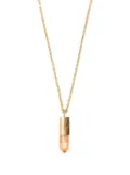 Parts of Four Talisman quartz pendant necklace - Gold