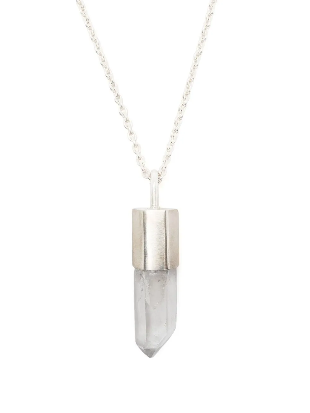 

Parts of Four Talisman quartz pendant necklace - Silver