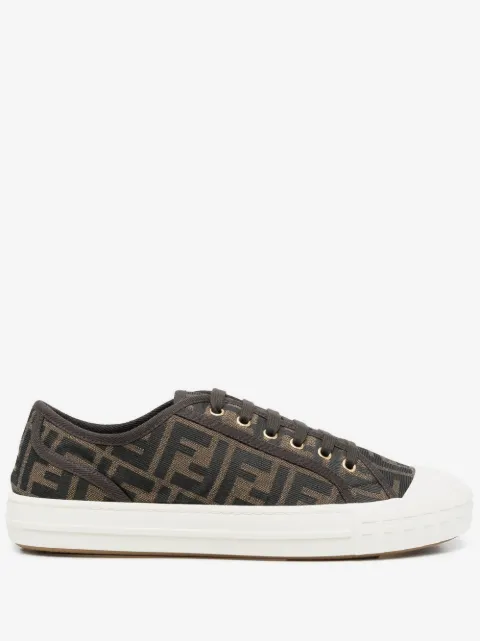 FENDI Sneakers mit Jacquard-Logo