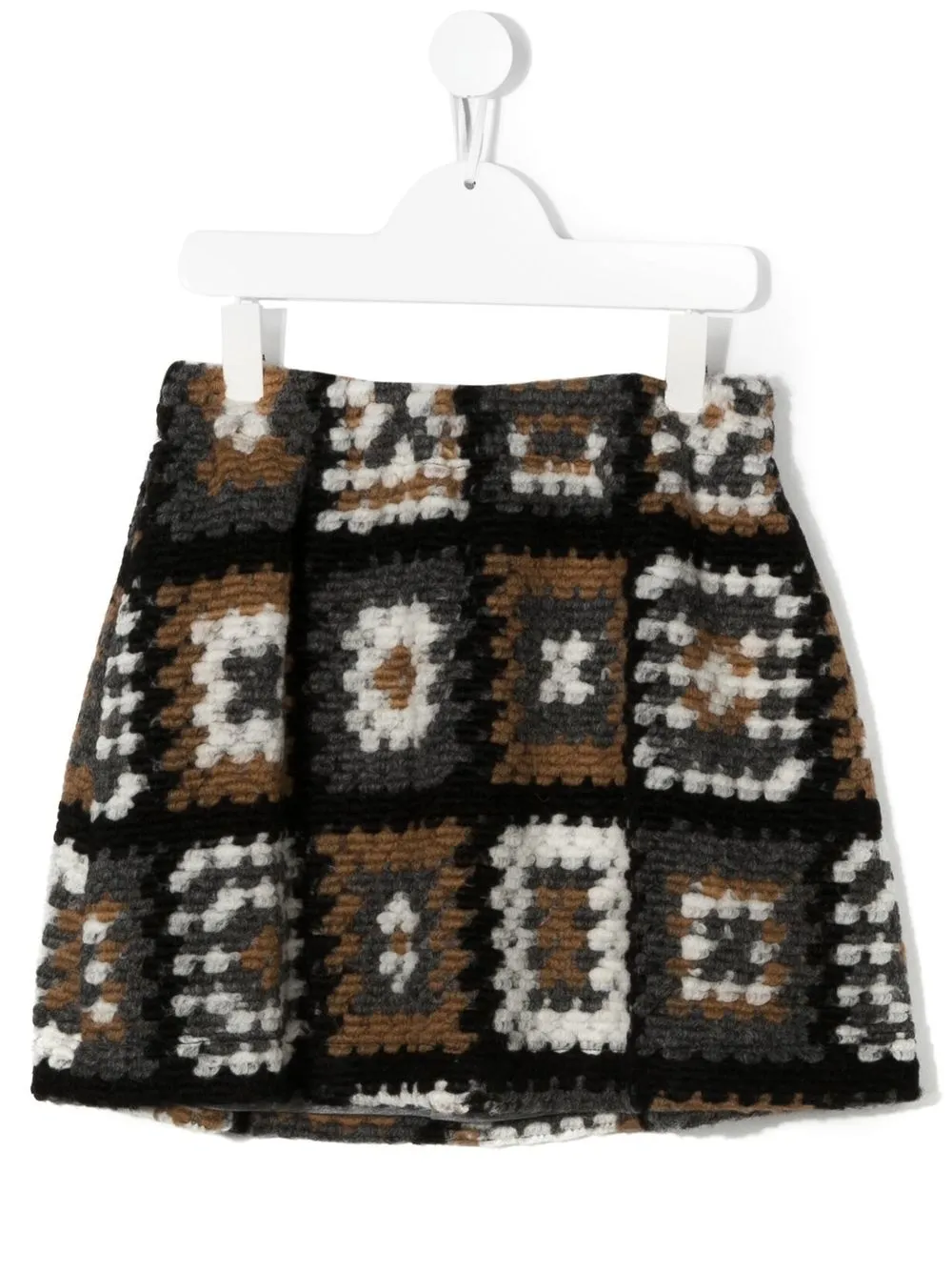

Douuod Kids falda de crochet - Negro