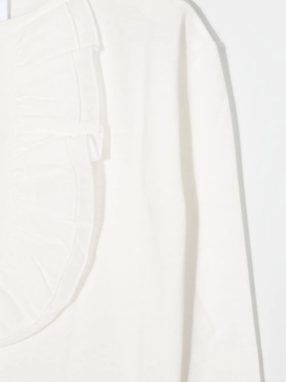  Douuod Kids Langarmshirt Mit Rüschen   Nude 