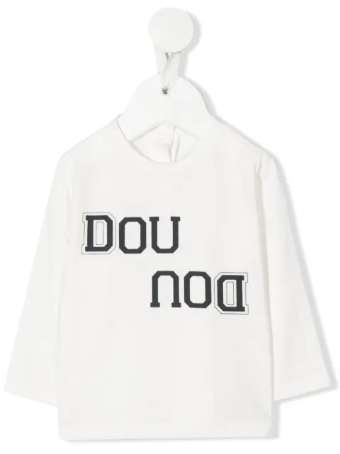 Douuod Kids Moletom com estampa de logo 
