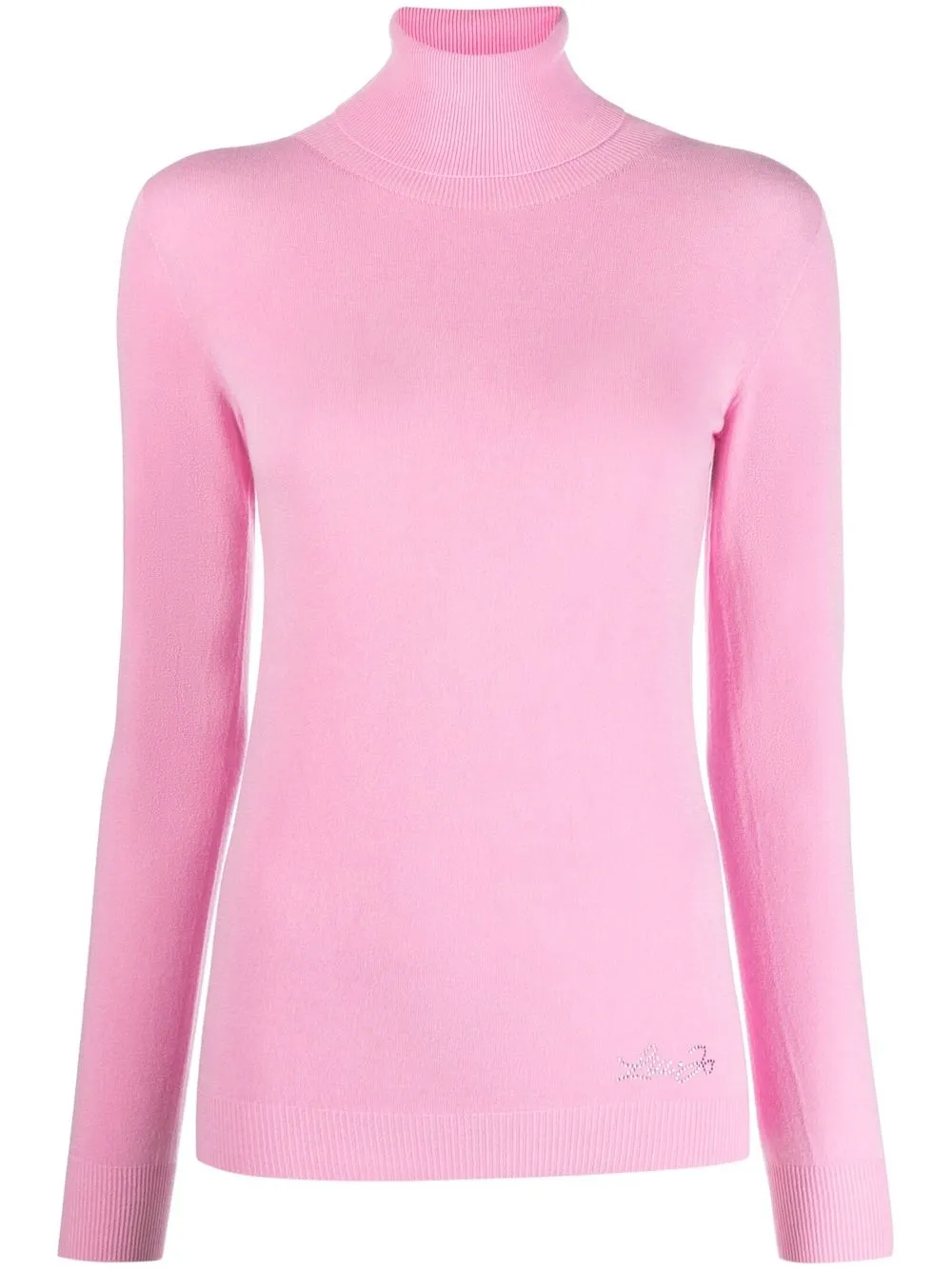 

LIU JO roll-neck fitted top - Pink