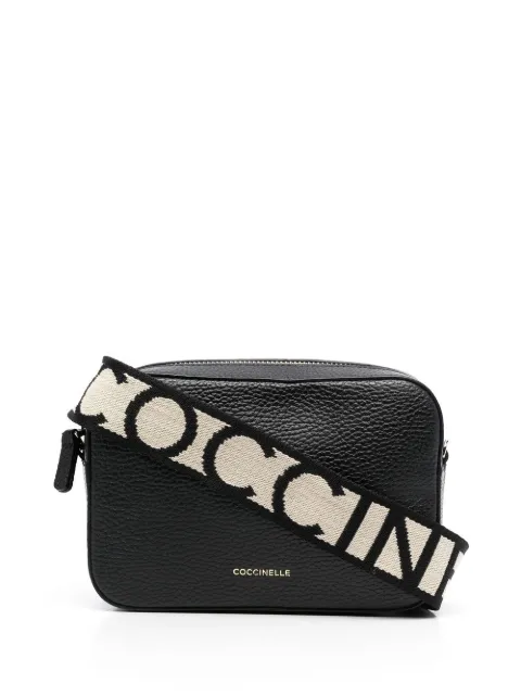 Coccinelle bolsa de hombro Tebe con logo
