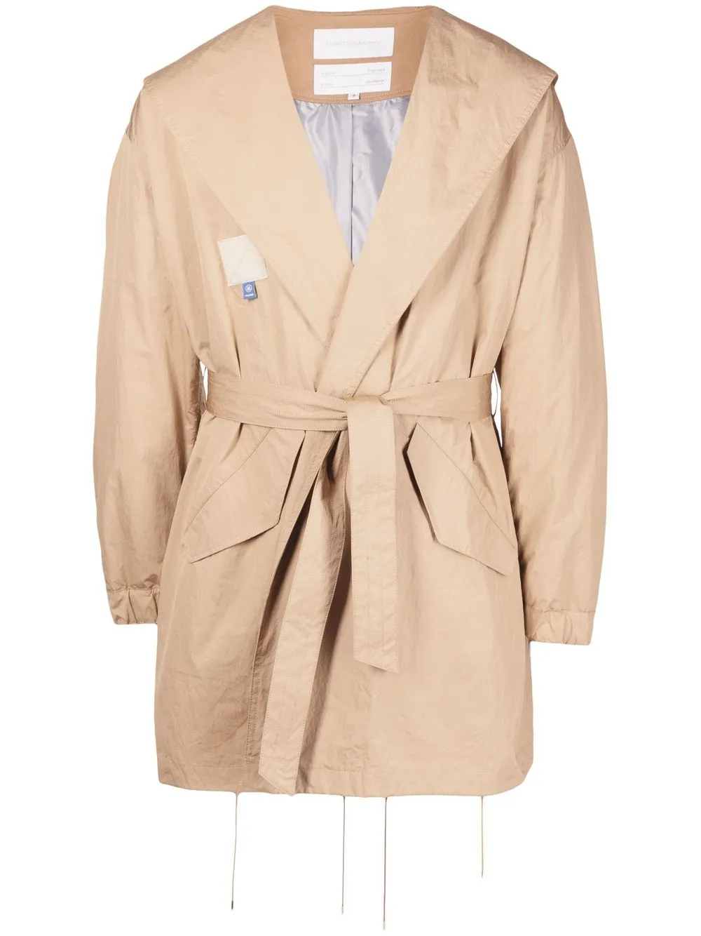 

Fumito Ganryu M-51 hooded coat - Brown