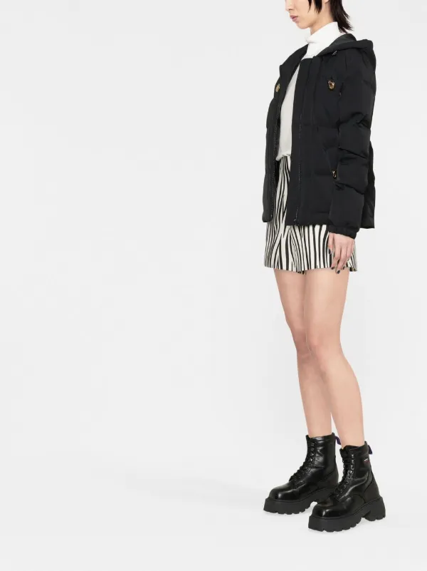 ジャケット Moschino FW24 'Teddy' button jacket (A05025522 0295) Moschino Teddy button-detail Padded Jacket | Black | FARFETCH