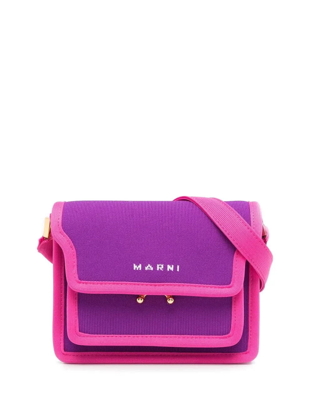 

Marni bolsa de hombro Trunk mini - Morado