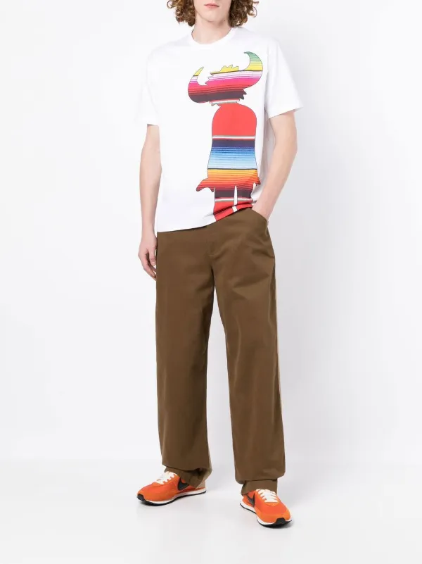 Junya Watanabe MAN グラフィック Tシャツ | ホワイト | FARFETCH JP