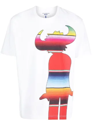 Junya Watanabe MAN グラフィック Tシャツ | ホワイト | FARFETCH JP