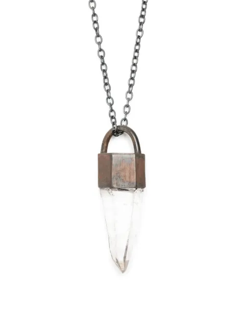 Parts of Four Talisman quartz pendant necklace 