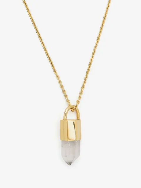 Parts of Four Talisman quartz pendant necklace 