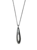 Parts of Four Chrysalis quartz pendant necklace - Silver