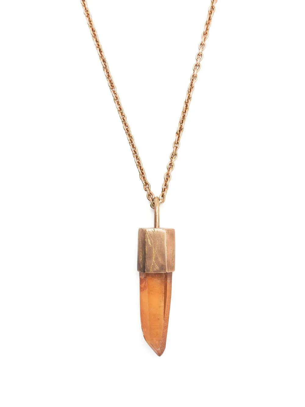 

Parts of Four Talisman quartz pendant necklace - Pink