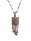 Parts of Four Talisman amethyst pendant necklace - Pink