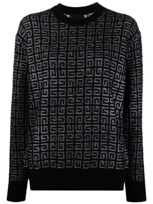 FENDI FF-jacquard Sweater | Brown | FARFETCH