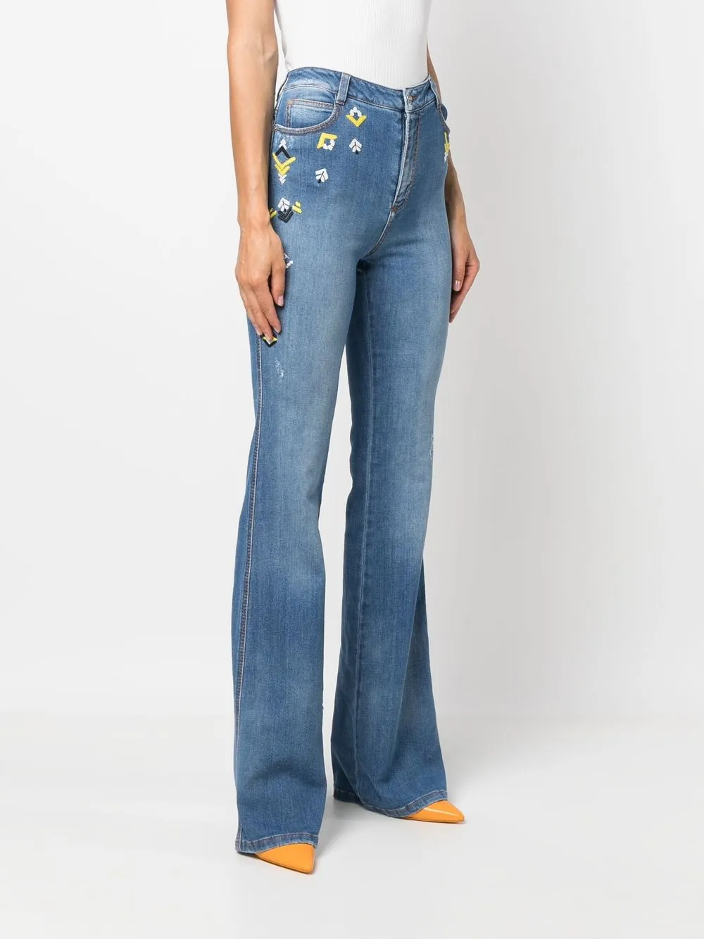 Ermanno Scervino Jeans svasati con ricamo | Denim | Image 3