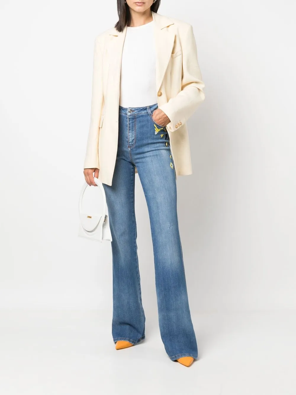 ermannoscervino Ermanno Scervino Flared jeans - Blauw