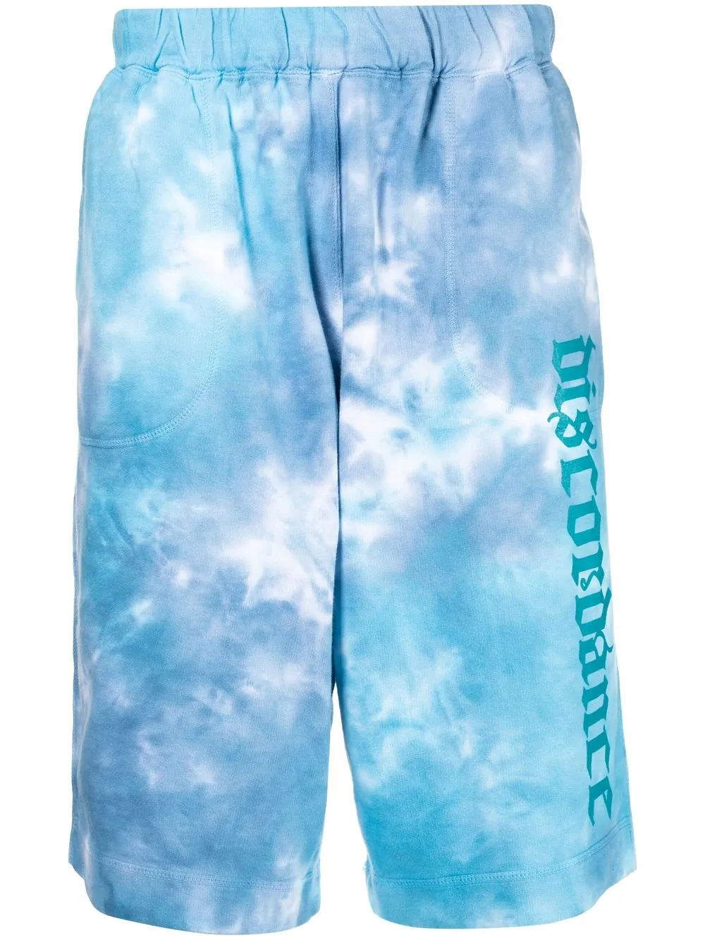 

Children Of The Discordance shorts deportivos con estampado tie-dye - Azul