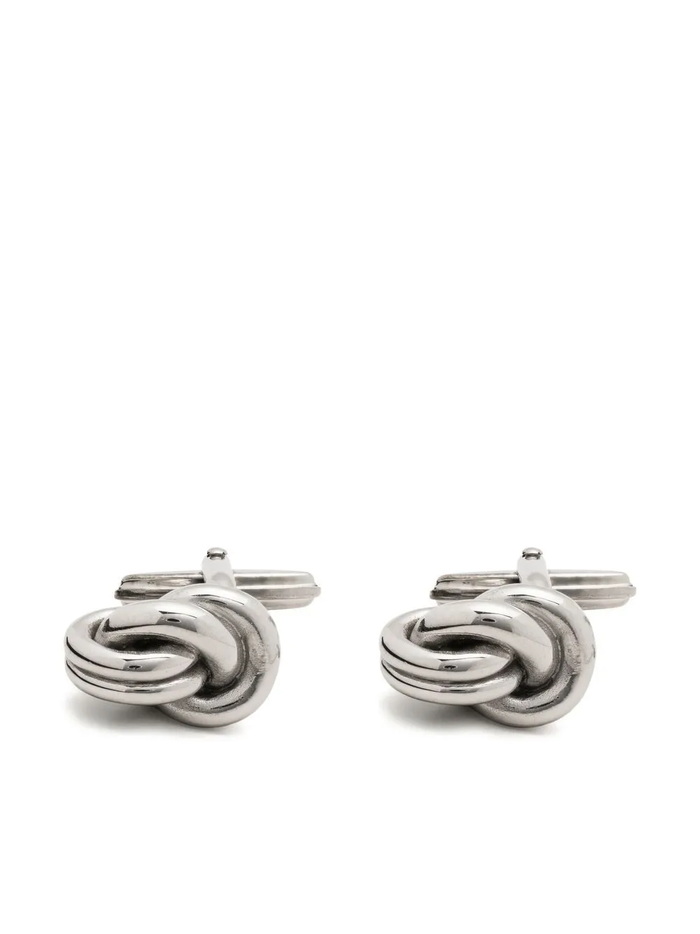 

Lanvin knot-detail design cufflinks - Silver