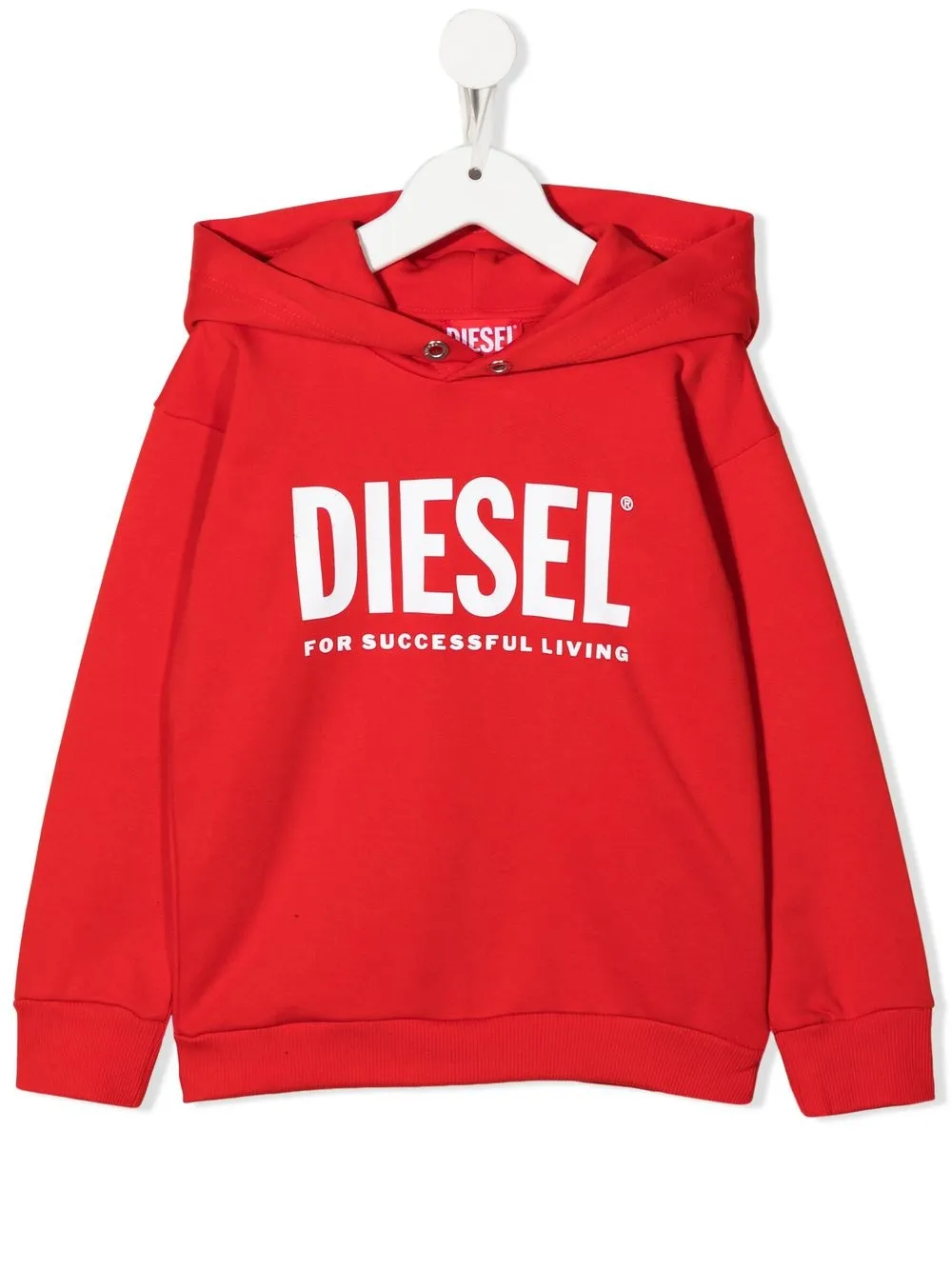 

Diesel Kids sudadera con logo estampado - Rojo