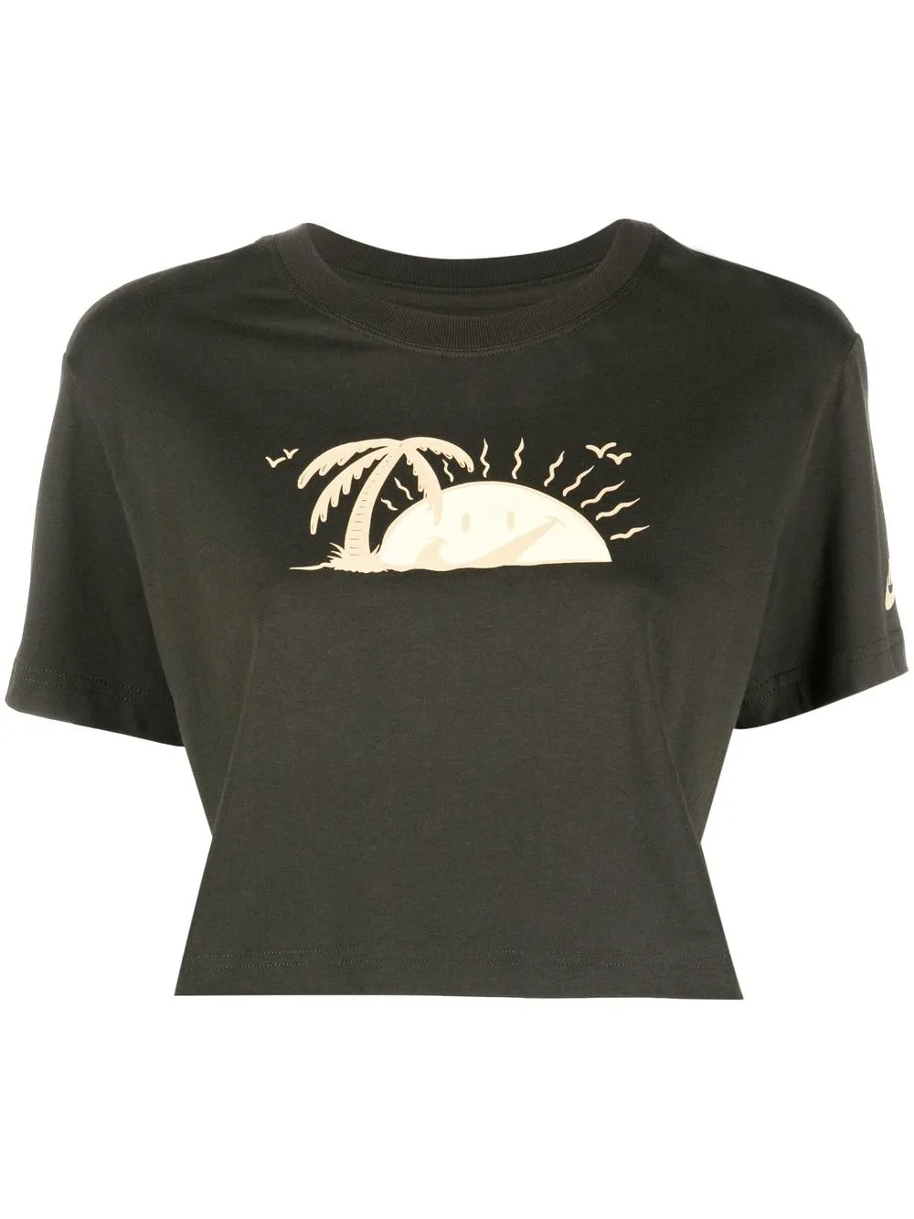 

Nike playera corta con estampado gráfico - Verde