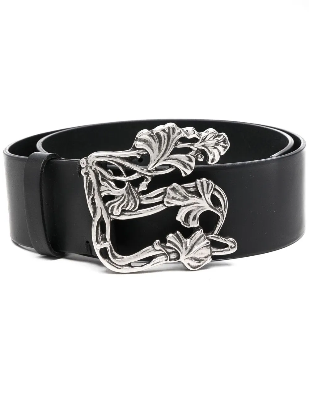 

ETRO logo-buckle leather belt - Black