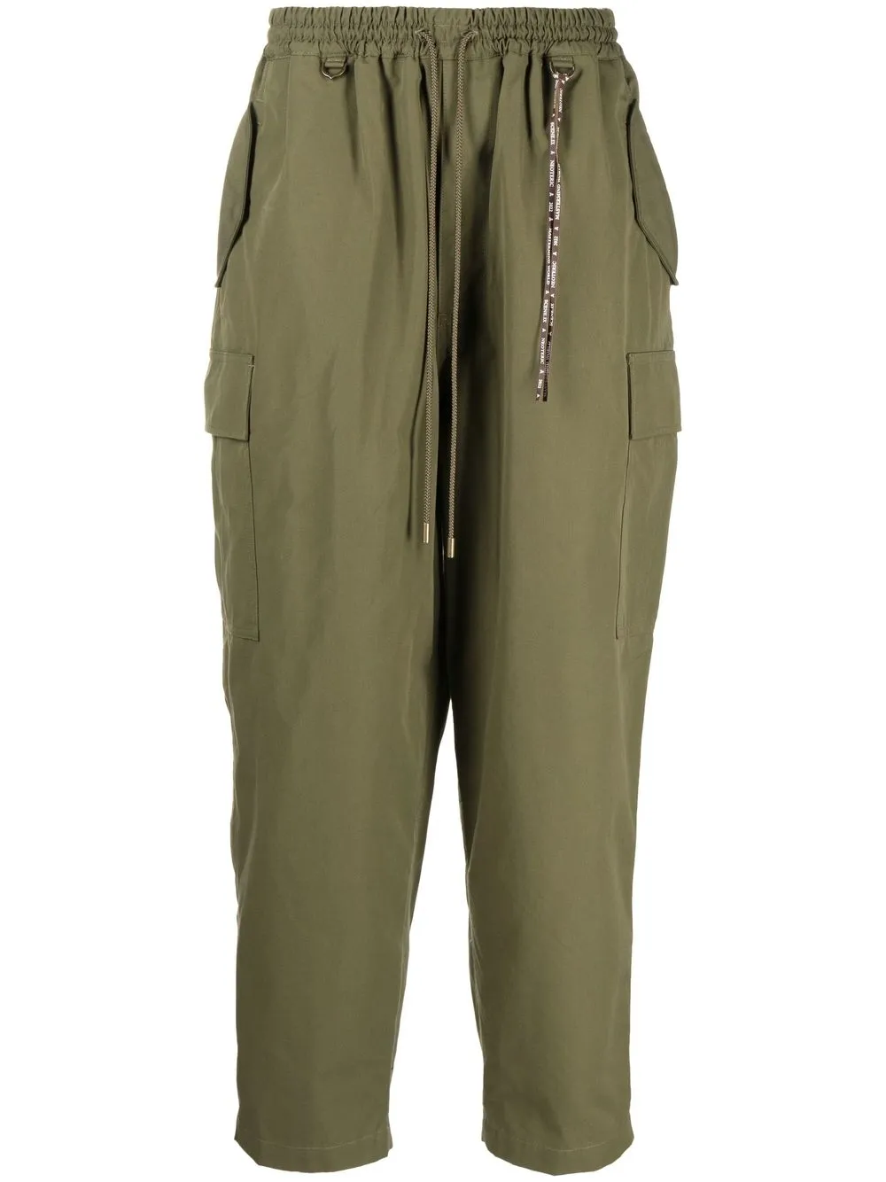 

Mastermind Japan drawstring waistband cargo pants - Green