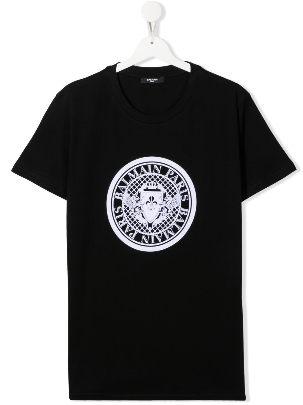 

Balmain Kids playera con logo estampado - Negro