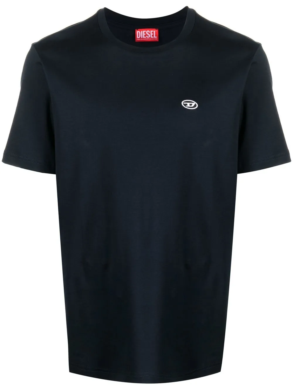 

Diesel embroidered-logo cotton T-shirt - Blue