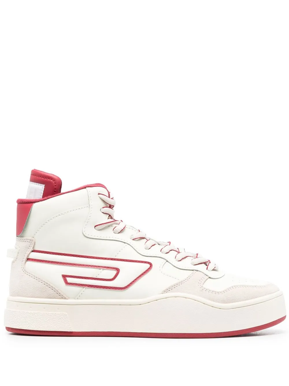 

Diesel two tone lace-up trainers - Neutrals
