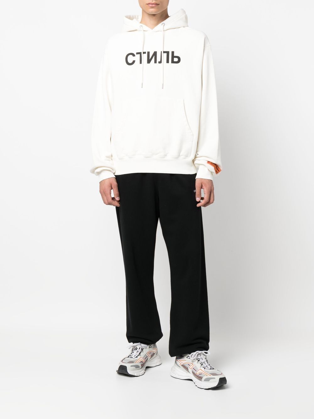 Heron Preston Hoodie met logo - Wit