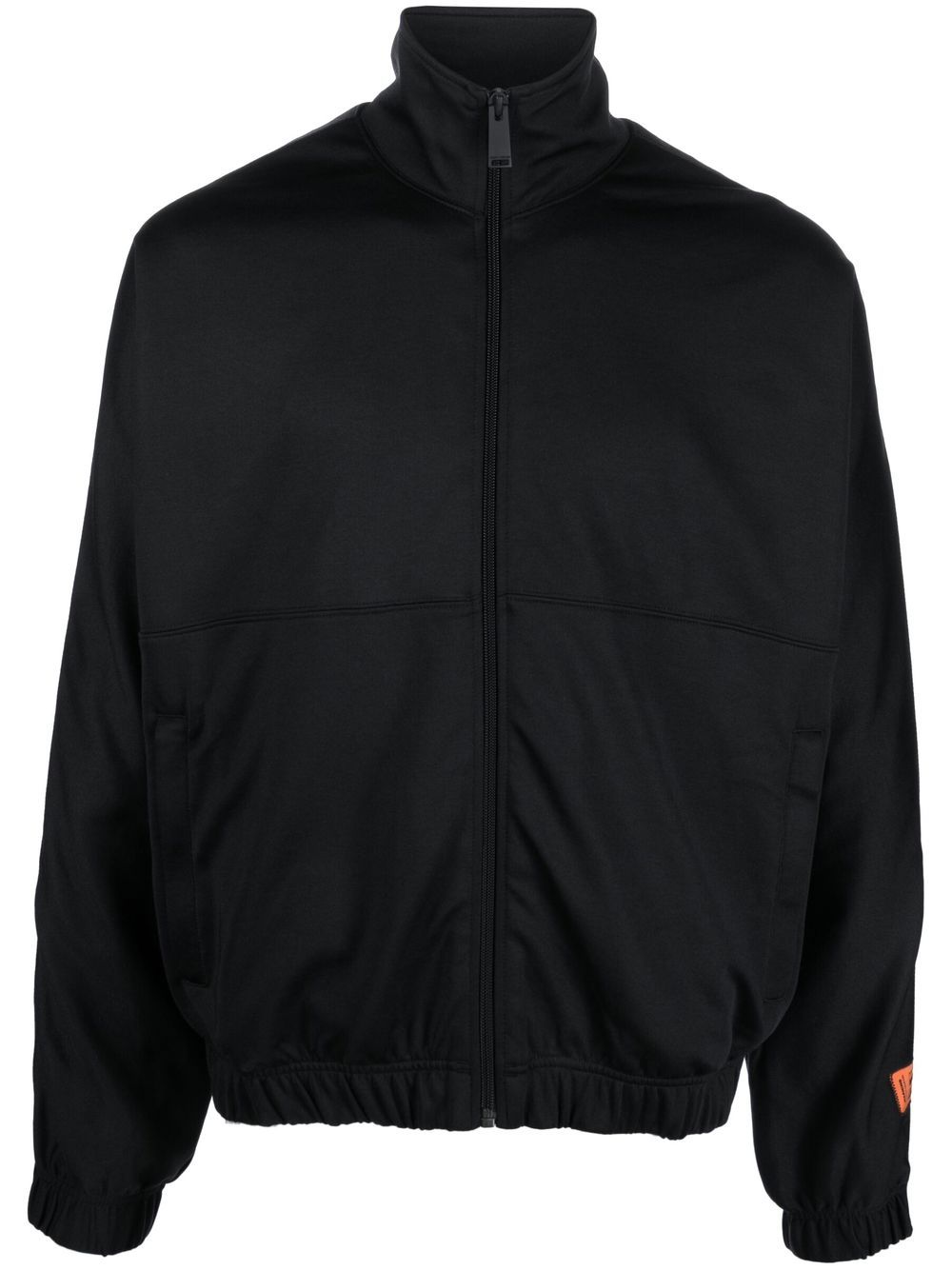 Heron Preston logo-patch tracktop - Black