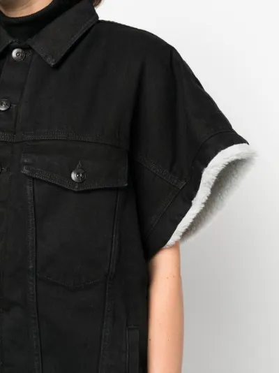 short-sleeve denim jacket | 3x1 