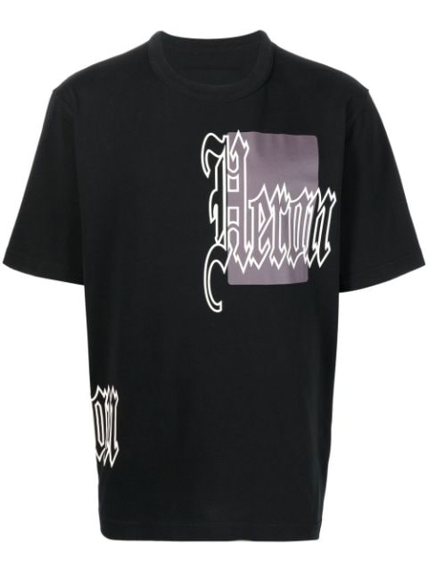 Heron Preston gothic colour-block T-shirt