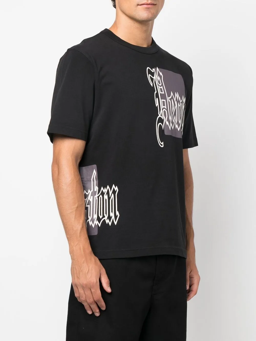 Heron Preston Gothic colourblock Tshirt Farfetch