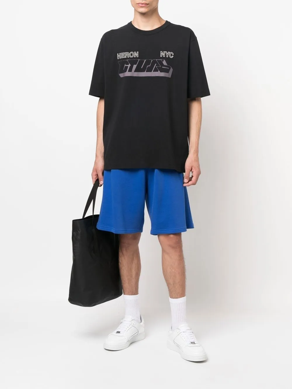 Heron Preston T-shirt met print - Zwart