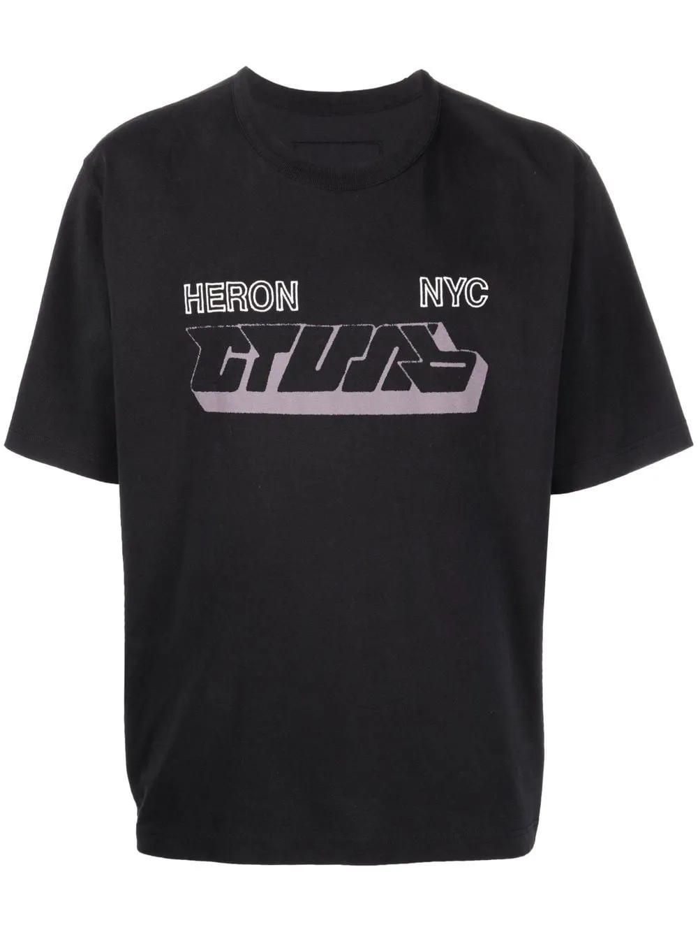 

Heron Preston playera con estampado Heron - Negro